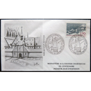 Enveloppe premier jour : Monastère de la Grande Chartreuse 07/07/1984