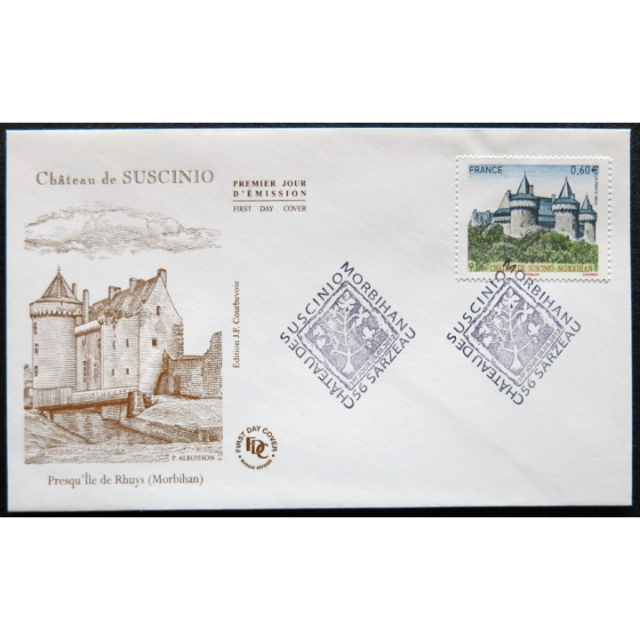 Enveloppe premier jour : Château de Suscinio 26/05/2012