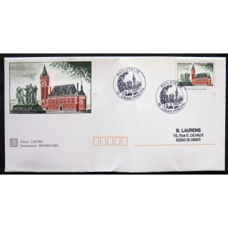 Enveloppe pré timbrée Calais principal-Philatélie enveloppe reproduction timbre n° 1316