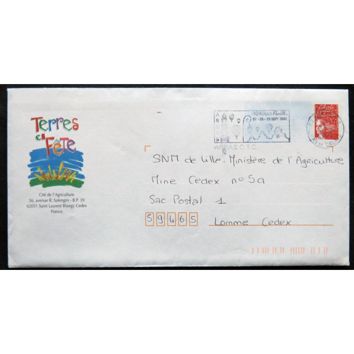 Enveloppe souvenir : Aire sur la Lyz - Cité historique 3 clochers 07/06/1999