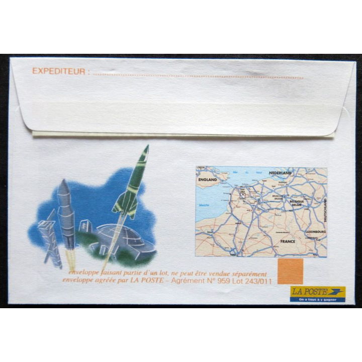 Enveloppe souvenir : Terres en fête - Mongolfiade 09/09/2001