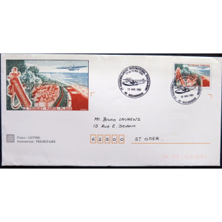 Enveloppe souvenir : 7° rassemblement international d'hydravions Biscarosse13/05/1999
