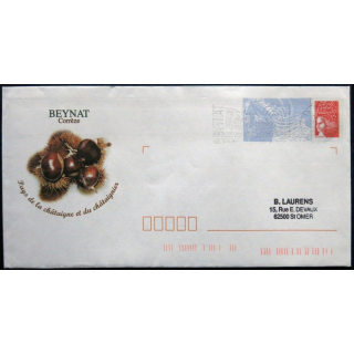 Enveloppe souvenir : La Corrèze - Beynat pays de la châtaigne 15/06/2000