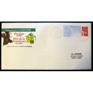 Enveloppe souvenir : Conceze village fleuri 16/09/1999