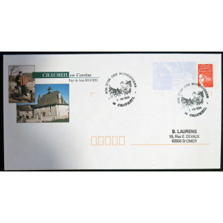 Enveloppe souvenir : Chaumeil, bol d'or des Monedières 05/08/1999