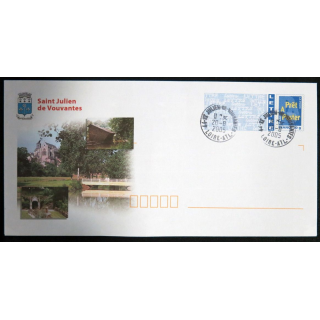 Enveloppe souvenir : Servières le château 17/06/2000