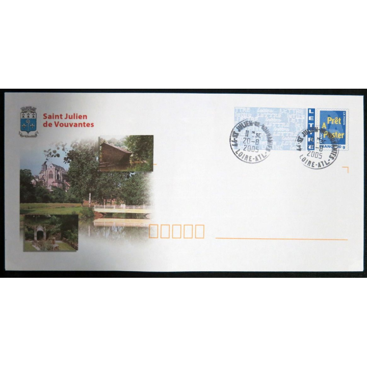 Enveloppe souvenir : Servières le château 17/06/2000
