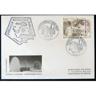 Enveloppe souvenir : Expédition Antarctique française programme EPICA 01/01/1998