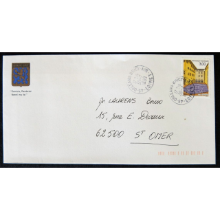 Enveloppe souvenir : Base Orléans-Bricy Ecusson Franche Comté 30/07/1999