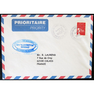 Enveloppe souvenir : Navire M/V Aldrington Nassau
