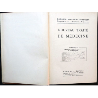 Nouveau traité de médecine Fascicule IV Maladies infectieuses et parasitaires