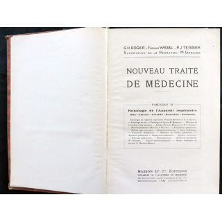 Nouveau traité de médecine Fascicule XI Pathologie de l'appareil respiratoire