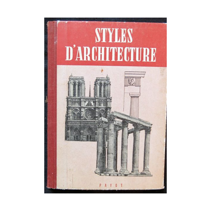 Petit atlas de poche Payot les styles d'architecture