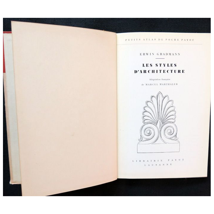 Petit atlas de poche Payot les styles d'architecture
