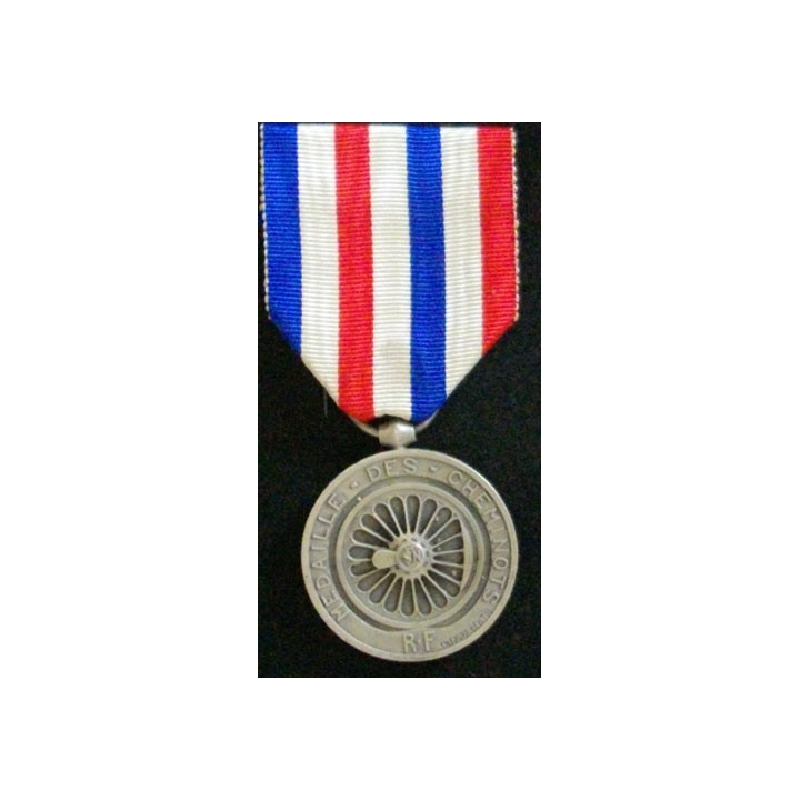 FRANCE : MÉDAILLE DES CHEMINS DE FER ATTRIBUÉE J.VALET 1941