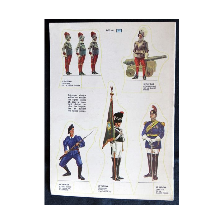 Les plus beaux uniformes - Le Vatican (fascicule)