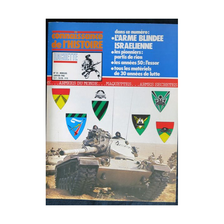 Connaissance de l'Histoire N° 20 Janvier 1980 : Arme Blindée Israélienne