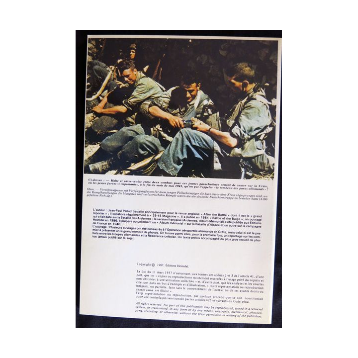 39-45 Magazine Hors série N° 3 Janvier-Février 1988 : Les Paras Allemands sautent sur la Crète