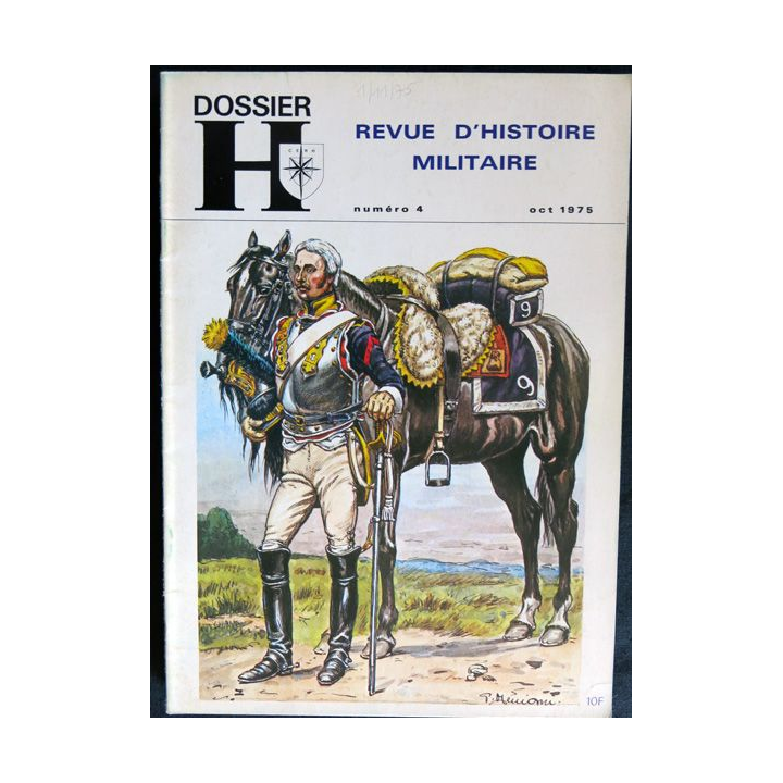 Dossier H Revue du militaria et des collections N° 4 octobre  1975