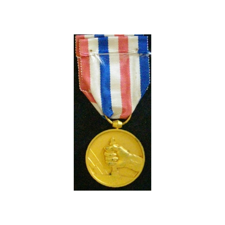 FRANCE : MÉDAILLE DES CHEMINS DE FER ATTRIBUÉE A.DELOR 1950