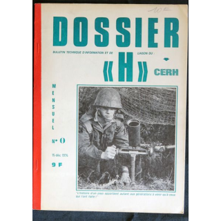 Dossier H N° 0 du CERH du 15 décembre 1974