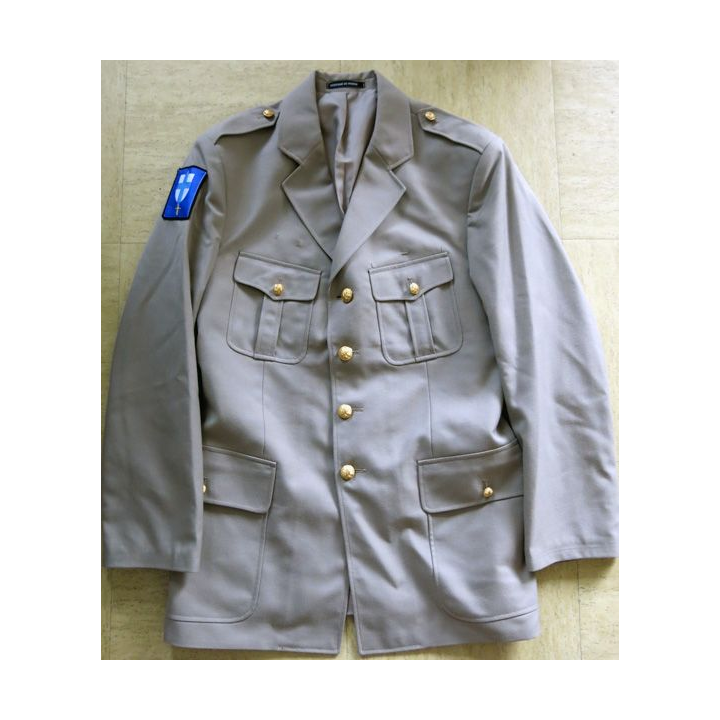 Veste terre de France de l'infanterie  avec insigne de manche CMD Marseille