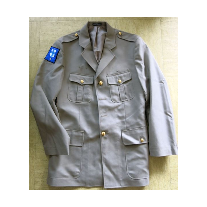 Veste terre de France de l'infanterie  avec insigne de manche CMD Marseille