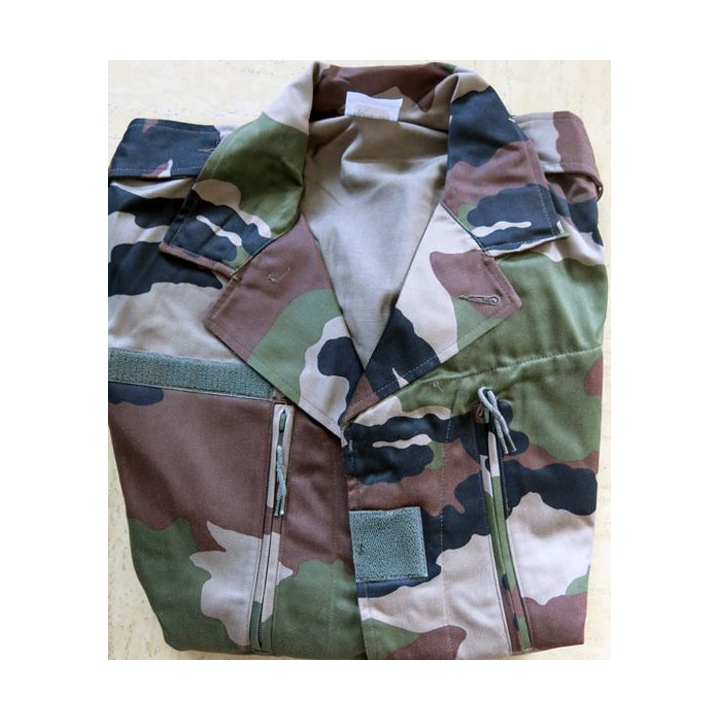 Veste de treillis camouflé vert armé taille 104 M de fabrication FESCA 1998 neuf