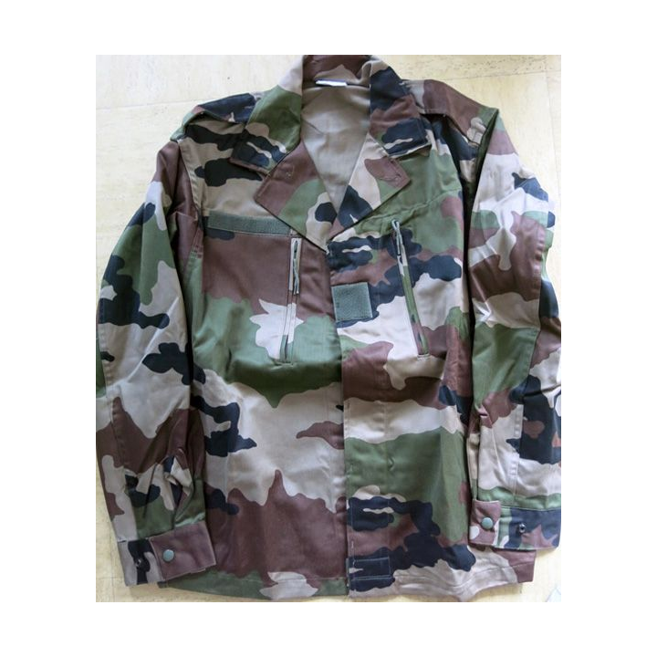 Veste de treillis camouflé vert armé taille 104 M de fabrication FESCA 1998 neuf