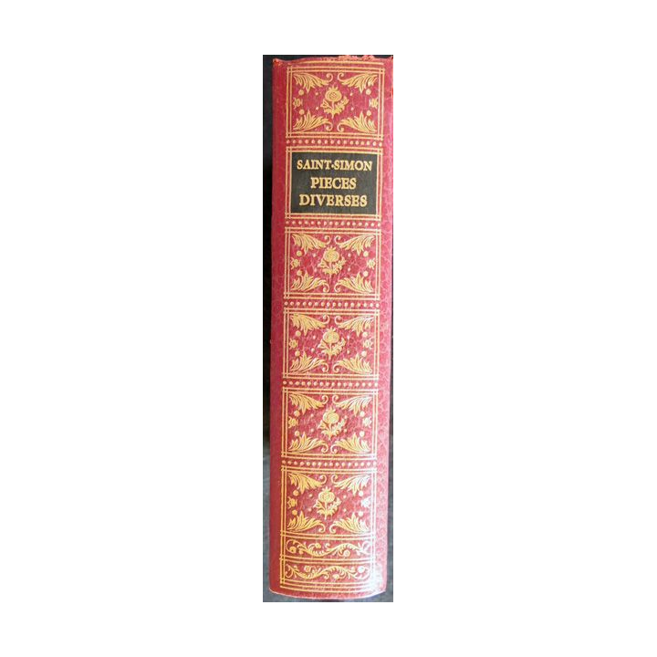 Pièces diverses de Louis de Saint-Simon aux Editions Jean Bonnot Editeur 1967