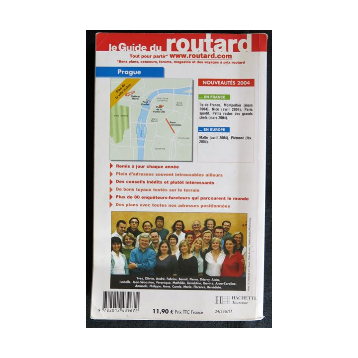 Le guide du Routard Prague année 2004aux Editions Hachette