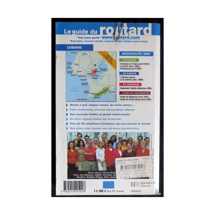 Le guide du Routard Lisbonne 2007 aux Editions Hachette