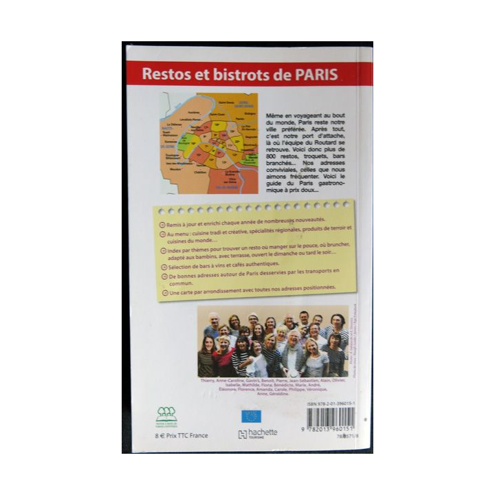 Le guide du Routard restos et bistrots de Paris 2015 / 2016 aux Editions Hachette