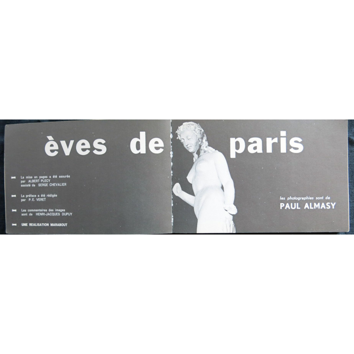 Eves de Paris Rendez-vous galants avec les statues de la ville lumière de Paul Almasy