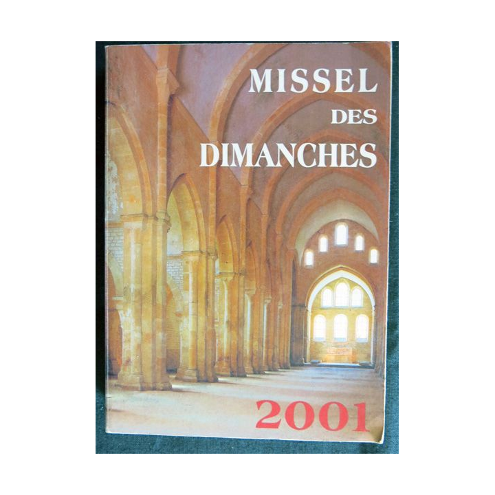 Missel des dimanches 2001 aux Editions Desclée de Brouwer