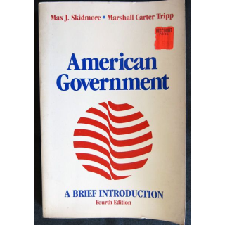 American Government a Brief Introduction de Max J. Skidmore aux Editions St Martin Press