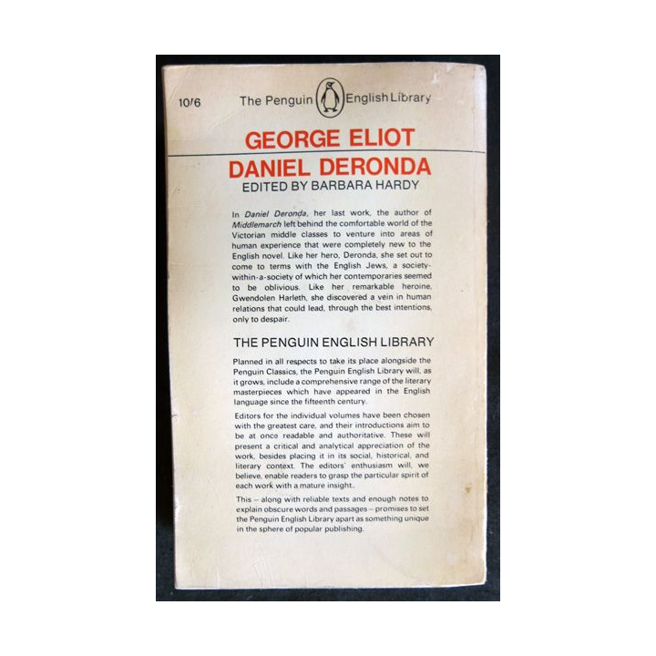 Daniel Deronda de Georges Eliot aux Editions Penguin Books