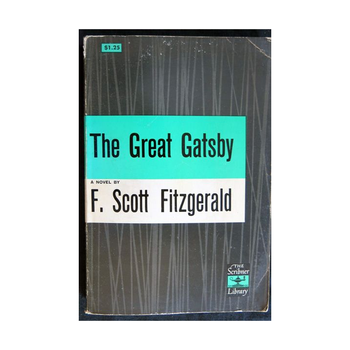 The great Gatsby de F. Scott Fitzgerald aux Editions The Scribner Librairy