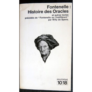 Histoire des oracles de Fontenelle  aux Editions Bibliothèque10-18