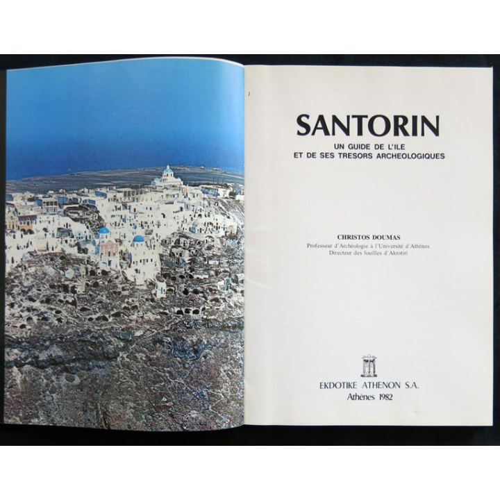 Santorin de Christos Doumas aux éditions Ekdotike Athenon S.A