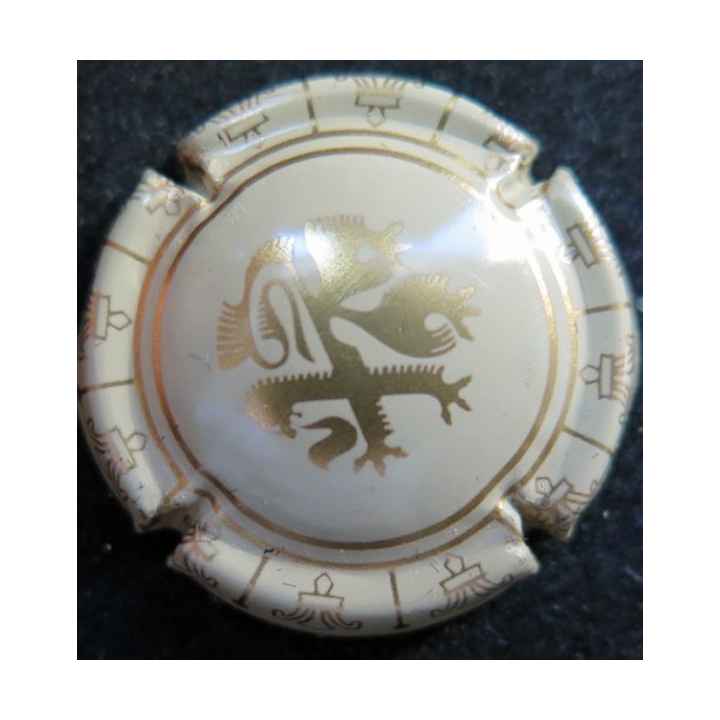 Capsule Muselet Union Champagne de Saint Gall n° 6 Crème foncé