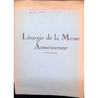 1. Liturgie de la Messe Arménienne 1954