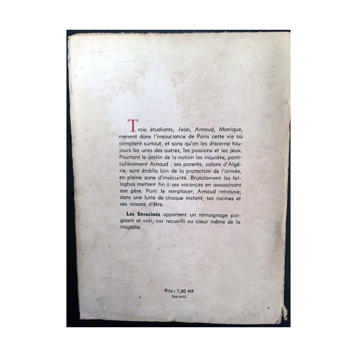 1. Les Enracinés de Éric Ollivier aux éditions Sagitaire 1960