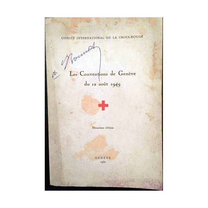 1. Les conventions de Genève du 12 août 1949 de la comité international de la croix-rouge
