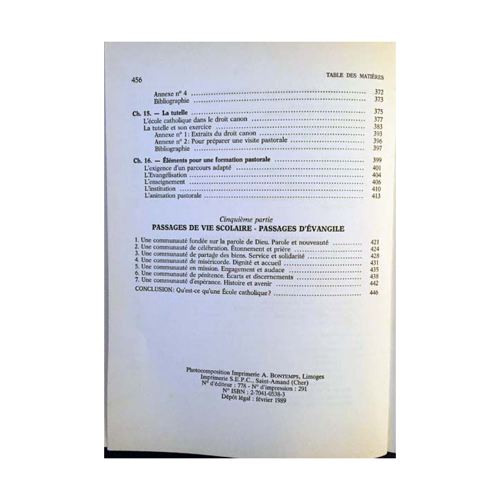 1. Guide pastoral de l'enseignement catholique de Paul Lamotte aux éditions Droguet-Ardant