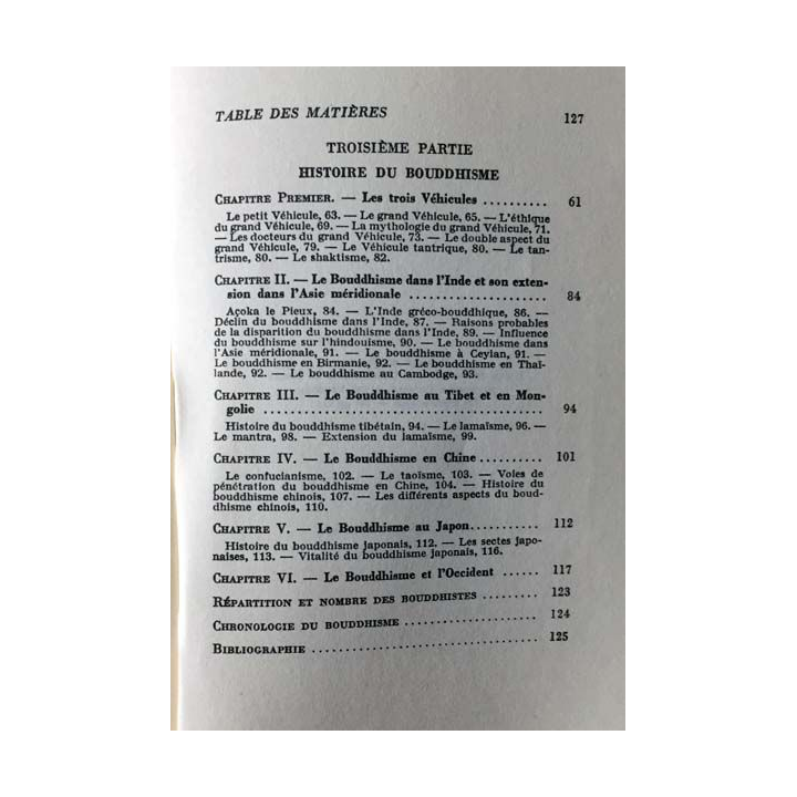 1. N°468 Que sais je ? Le bouddhisme de Henri Arvon aux éditions Presses universitaires de France