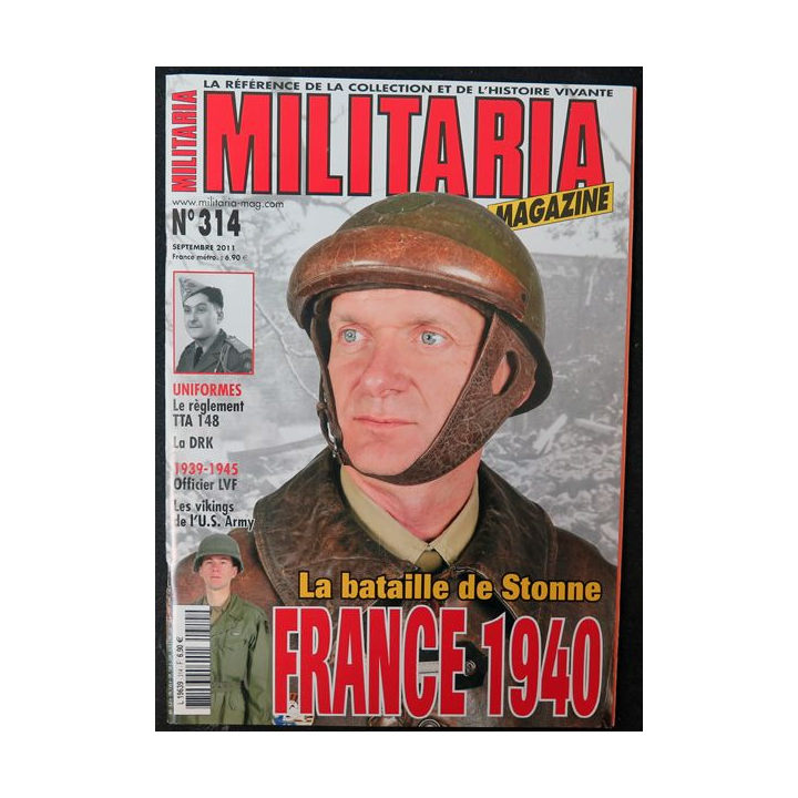 ARMES MILITARIA Magazine n° 314 de Septembre 2011 sur la bataille de Stonne