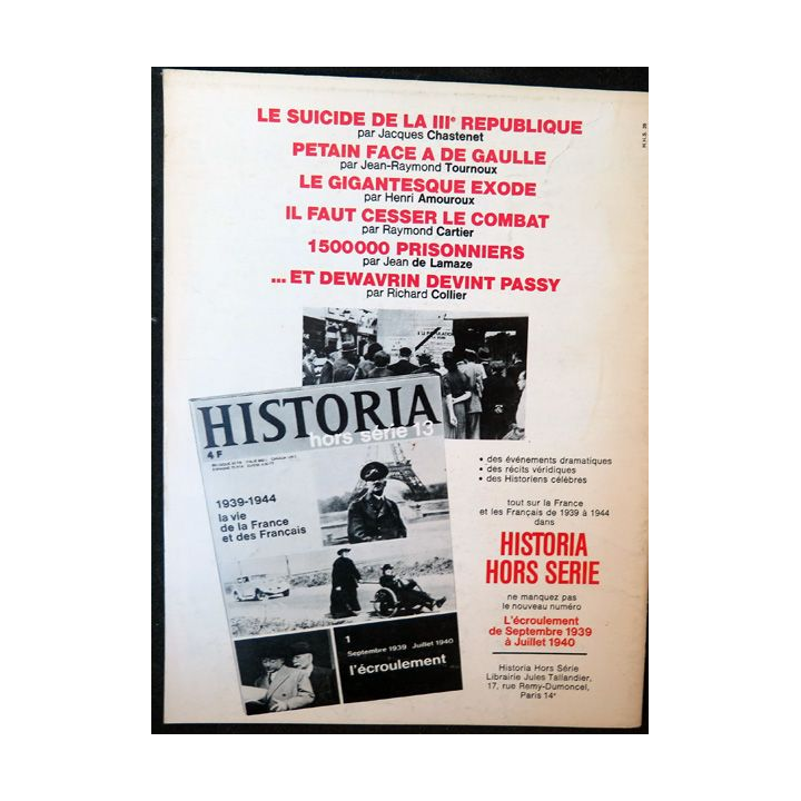 Historia Magazine 2° guerre mondiale n° 89 Au Coeur du Reich Patton