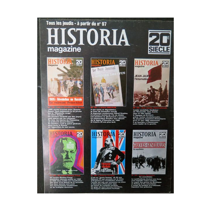 Historia Magazine 2° guerre mondiale n° 95 La Bombe atomique Hiroshima Nagasaki