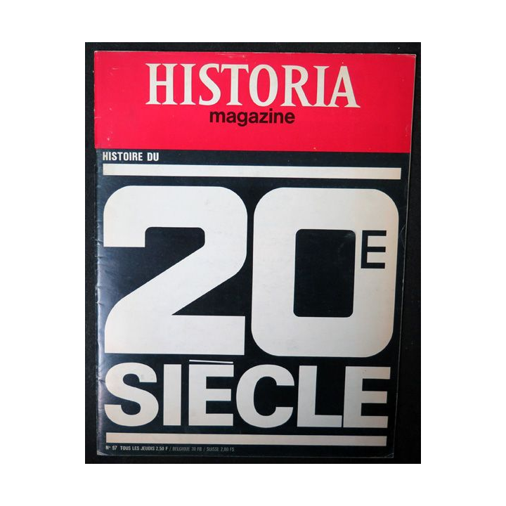 Historia Magazine n° 97 histoire du 20° siècle